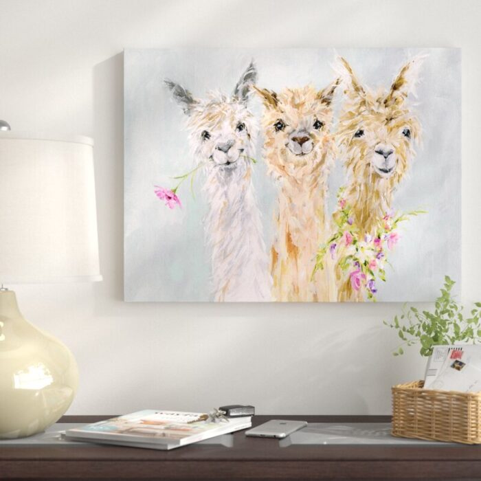 ” Sweet Alpacas ” by Susan Pepe - Chic Decora