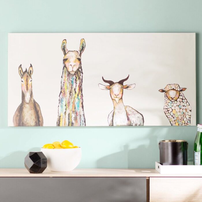 ” Sweet Alpacas ” by Susan Pepe - Chic Decora