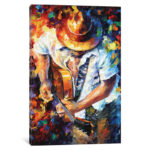 ” Guitar And Soul ” by Leonid Afremov - Chic Decora