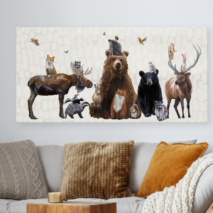 ” The Forest Five Charcoal ” by Eli Halpin - Chic Decora