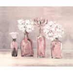 ” Blush Floral Jars “ - Chic Decora