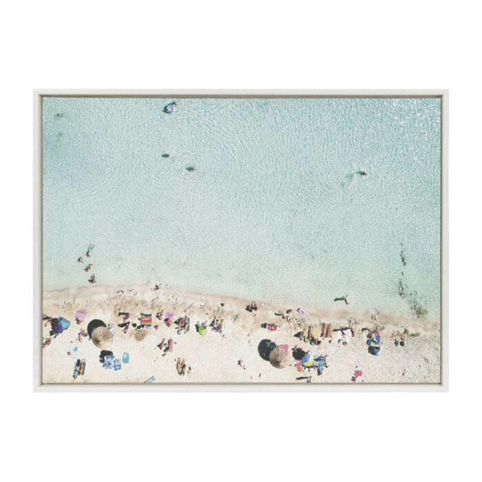 ” Sea Glass Sandbar I ” by Emma Scarvey Painting Print - Chic Decora