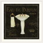 Luxury Bath ” Bain De Luxe III ” by Daphne Brissonnet - Chic Decora