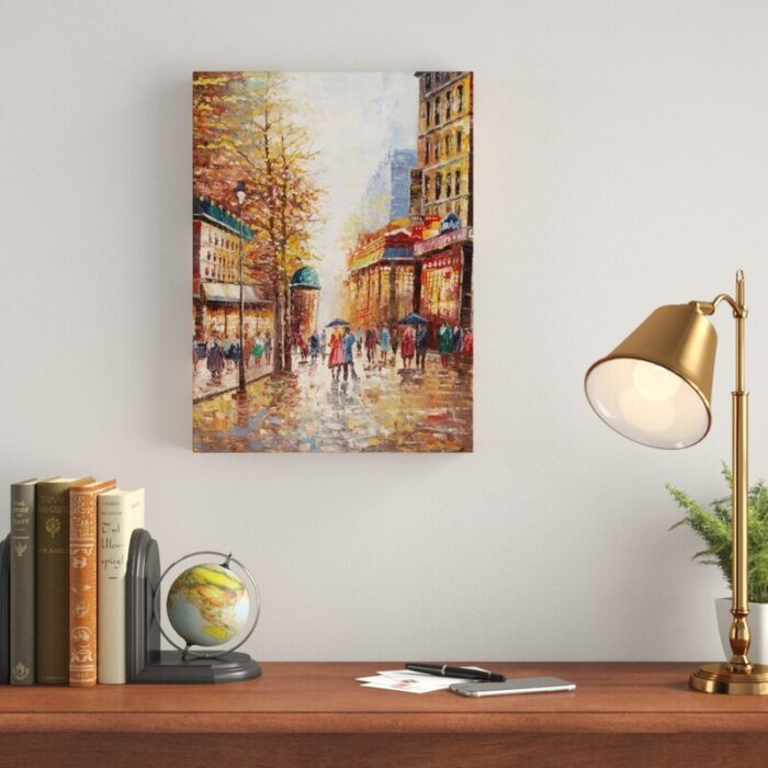 ” French Street Scene ” by Joval - Chic Decora