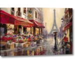 ” French Street Scene ” by Joval - Chic Decora