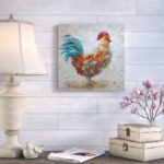 ” Flowered Rooster “ - Chic Decora