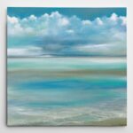 ” Tranquility By The Sea II ” Painting Print - Chic Decora