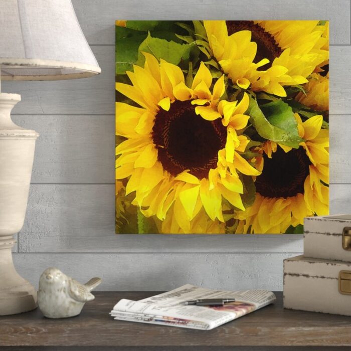 Sunflowers’ Photographic Print - Chic Decora