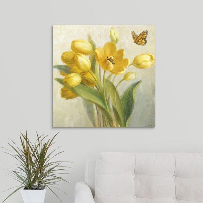 Heldana ” Yellow French Tulips ” by Danhui Nai - Chic Decora