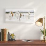 ” Horses On The Beach (detail) ” by Zero Creative Studio - Chic Decora