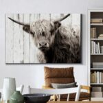 ” Highland Grazer II ” by Victoria Borges Painting Print - Chic Decora