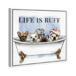 Aerin ” Life Is Ruff ” by Oliver Gal - Chic Decora