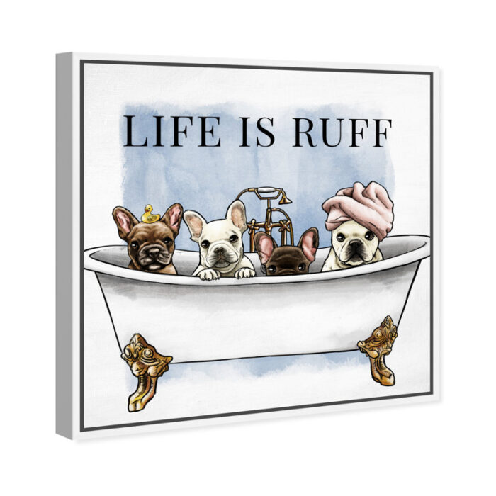 Aerin ” Life Is Ruff ” by Oliver Gal - Chic Decora