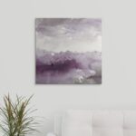 Midnight At The Lake ” Midnight At The Lake II Amethyst And Gray ” by Mike Schick - Chic Decora