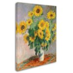 ” Sunflowers ” by Claude Monet - Chic Decora