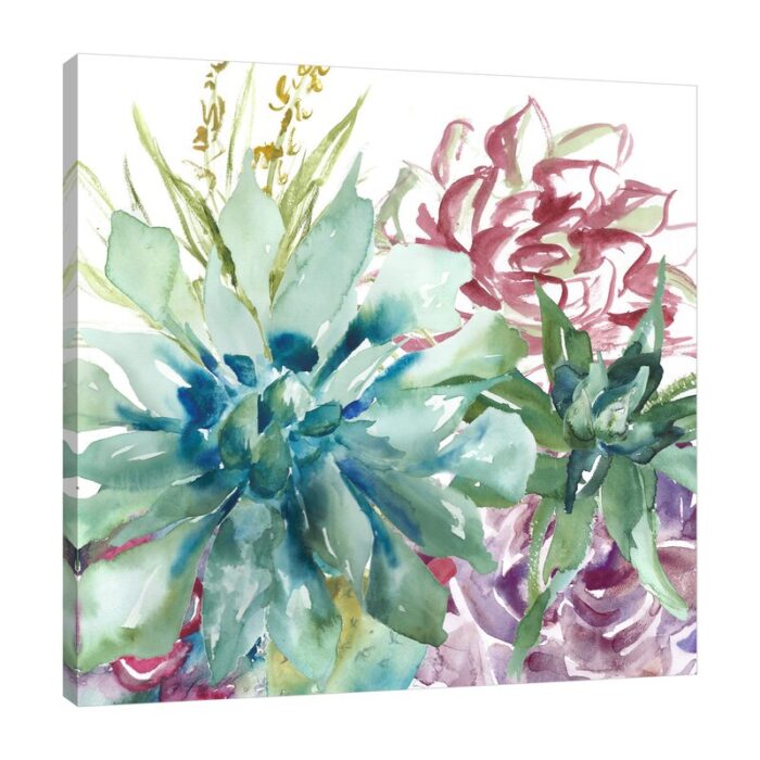 ” Watercolor Succulent Garden ” by Tre Sorelle Studios - Chic Decora