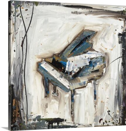 Saulters ” Imprint Piano ” by Kelsey Hochstatter - Chic Decora