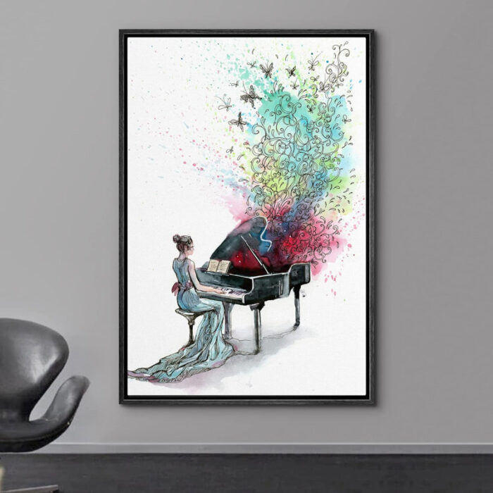 Saulters ” Imprint Piano ” by Kelsey Hochstatter - Chic Decora