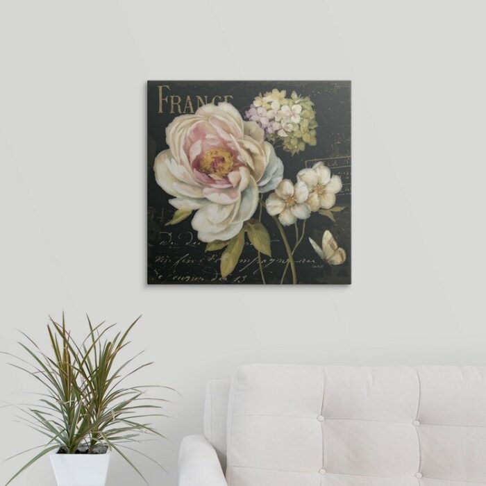 Musso ” Marche De Fleurs On Black ” by Lisa Audit - Chic Decora