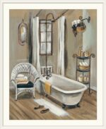 French Bathroom ” French Bath II ” by Silvia Vassileva - Chic Decora