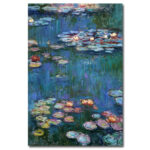 ” Waterlilies Classic ” by Claude Monet Painting Print - Chic Decora