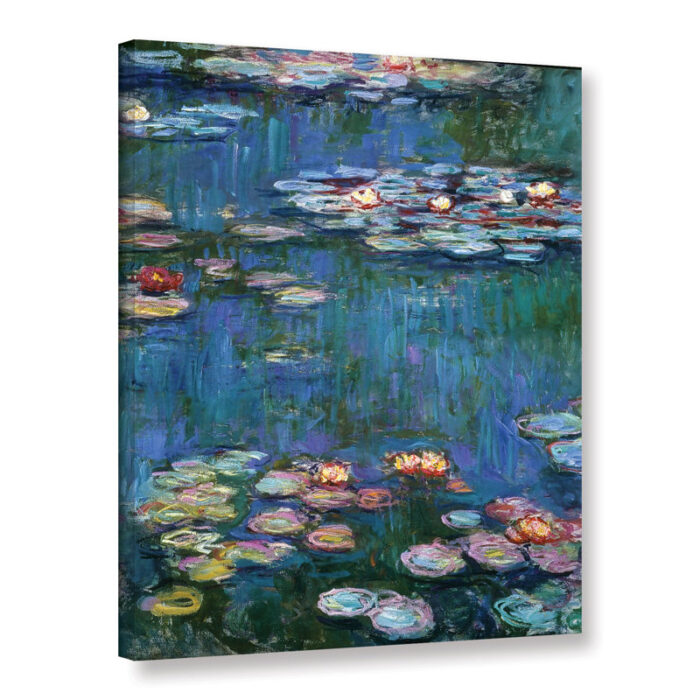 ” Waterlilies Classic ” by Claude Monet Painting Print - Chic Decora