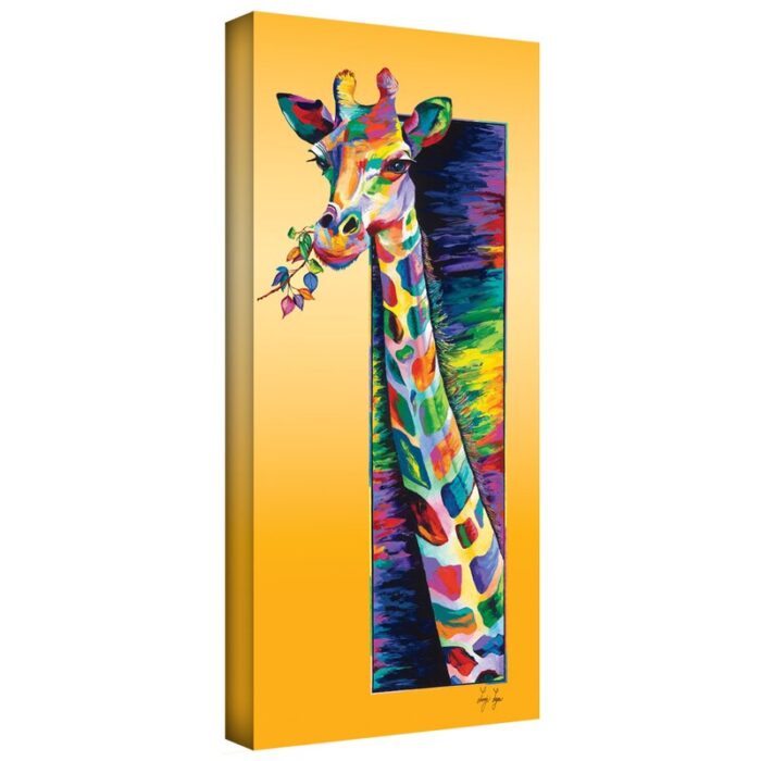 ” Giraffe Eating ” by Linzi Lynn - Chic Decora