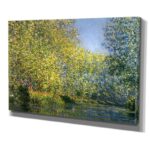 ” Poplars At Giverny At Sunrise ” by Claude Monet - Chic Decora