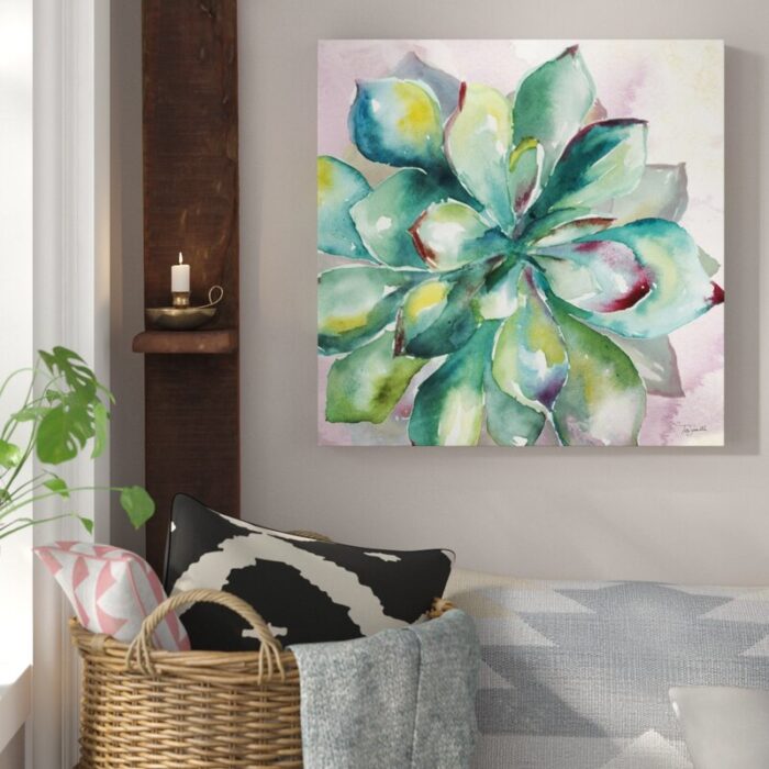 ” Succulent ” by Tre Sorelle Studios Painting Print - Chic Decora