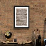 ” Modern Art – Sheet Music Ode To Joy ” by 5by5collective - Chic Decora