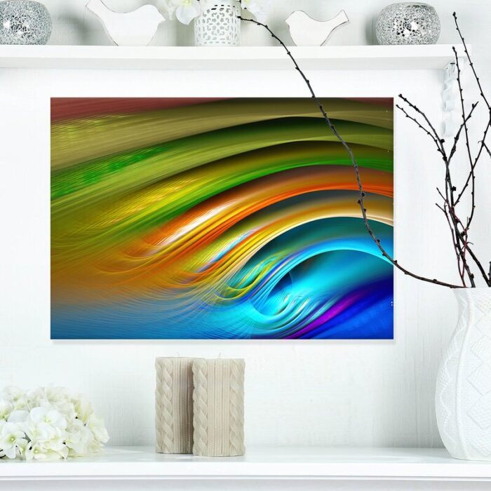 ” Colorful Fractal Water Ripples “ - Chic Decora