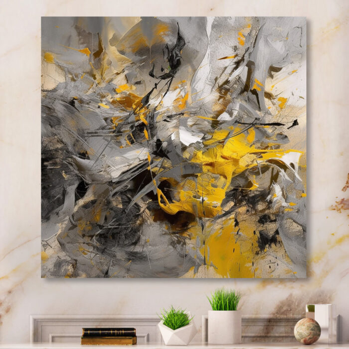 Yellow Catalina I – Painting Print on Canvas - Chic Decora