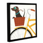 ” Beach Bums Dachshund Bicycle I ” by Michael Mullan - Chic Decora