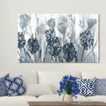 Indigo Field by Susan Jill – Wrapped Canvas Gallery Giclee Print - Chic Decora