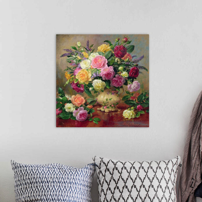 Alexica ” Roses From A Victorian Garden ” by Albert Williams - Chic Decora