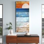 Beach Moonrise I’ Painting Print - Chic Decora