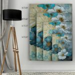 ” Blue Denim Garden I ” by Carol Robinson - Chic Decora