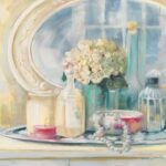 ” Reflective Moment I ” by Carol Rowan Painting Print - Chic Decora