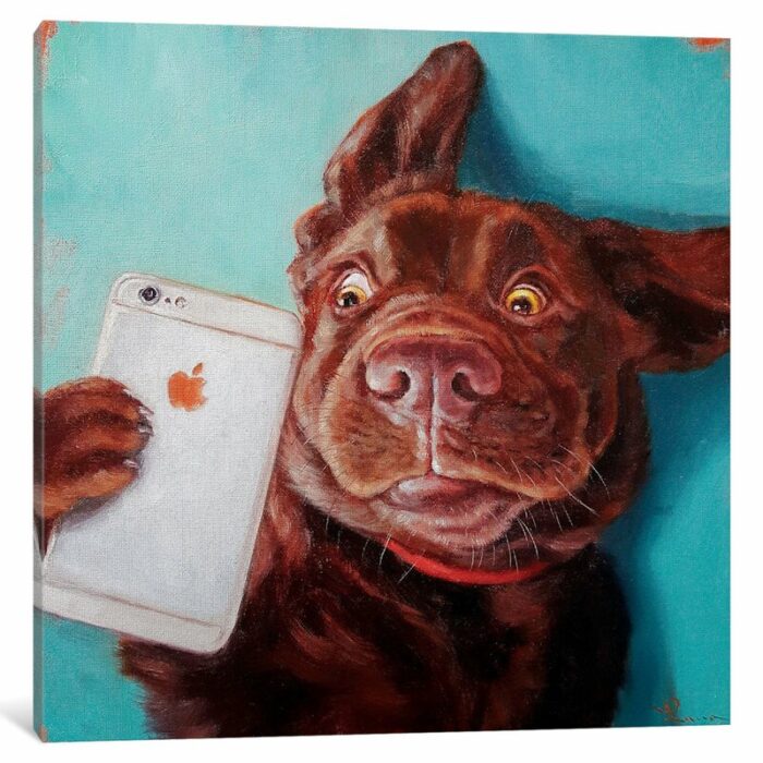 ” Dog Selfie ” by Lucia Heffernan - Chic Decora