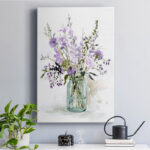 Scent of Roses III Painting Print in Plum - Chic Decora