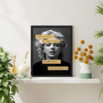 ” Marilyn Monroe Reading Motion Picture Daily 1955 “ - Chic Decora