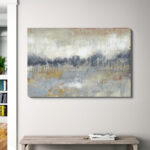 ” Cool Grey Horizon II ” by Jennifer Goldberger - Chic Decora