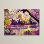 ” Central Park Spring Pond ” by David Lloyd Glover - Chic Decora