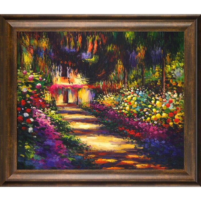 ” Pathway In Monet’s Garden At Giverny ” by Claude Monet - Chic Decora