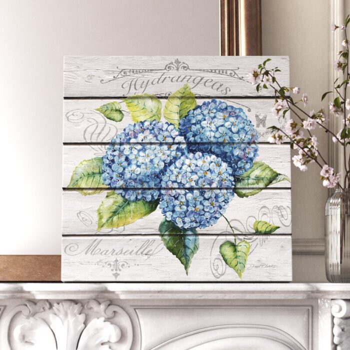 ” Blue Hydrangeas ” by Jean Plout - Chic Decora