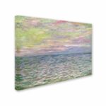 ” Coucher De Soleil A Pourville ” by Claude Monet - Chic Decora