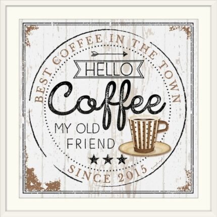 ” Hello Coffee ” by Jennifer Pugh - Chic Decora