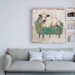 ” Moo-ving In I ” by Ethan Harper Painting Print - Chic Decora