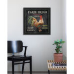 ” Fresh Farm Rooster – Farm Animals ” by Jean Plout - Chic Decora