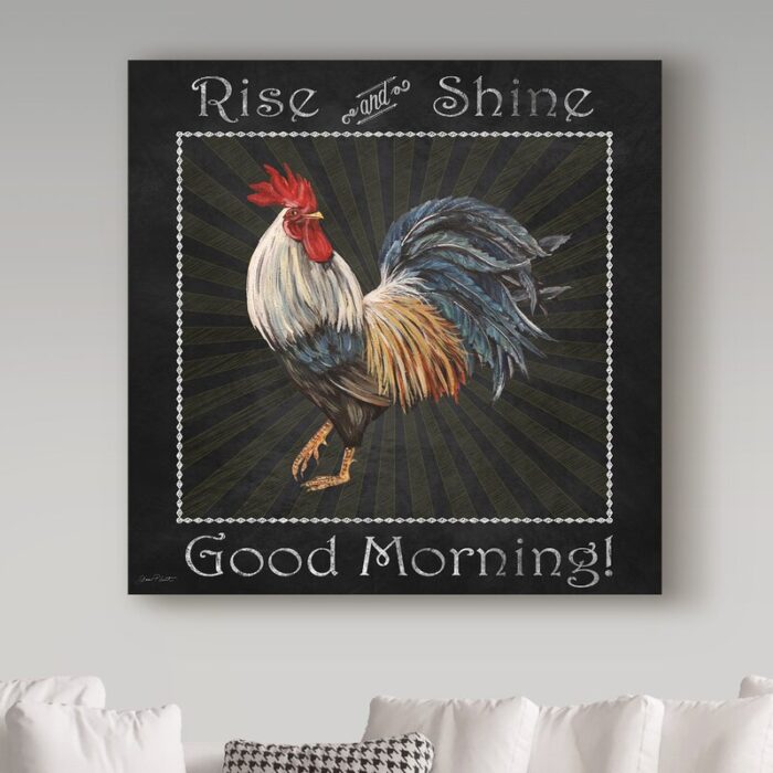 ” Fresh Farm Rooster – Farm Animals ” by Jean Plout - Chic Decora